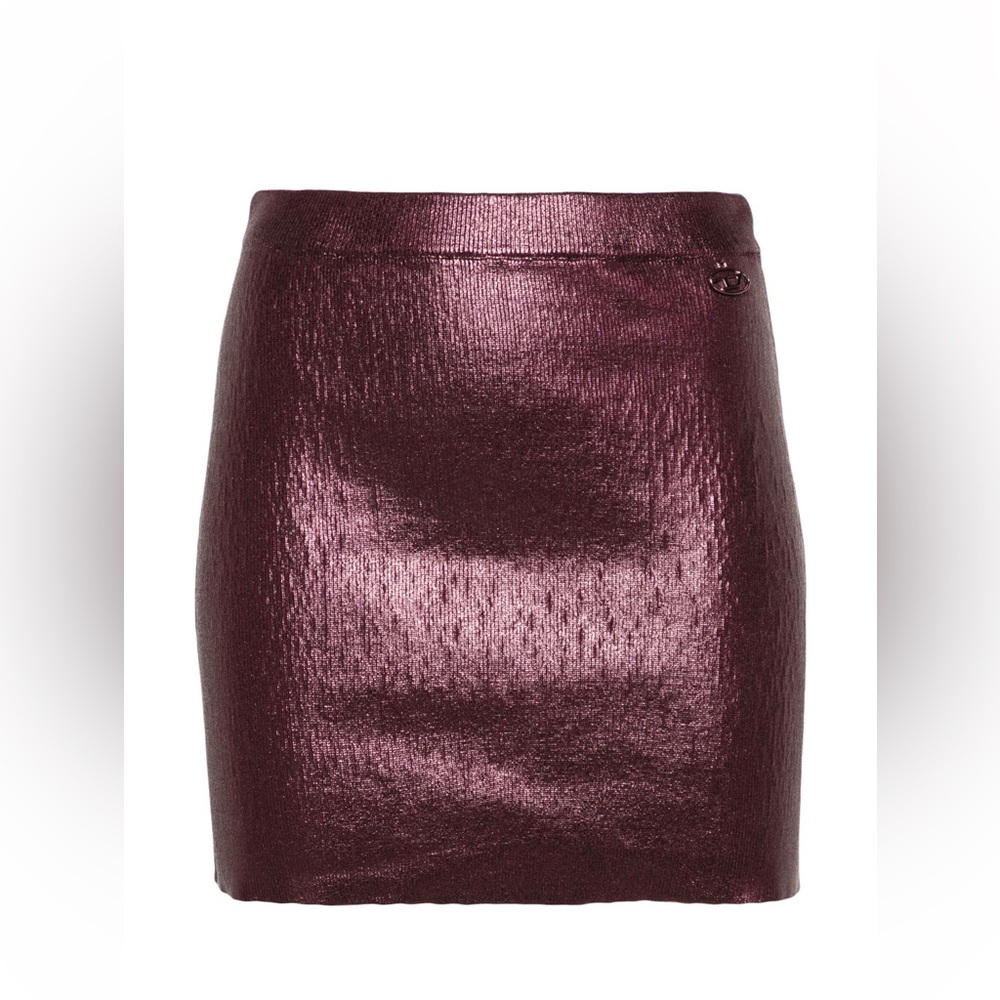 Diesel foiled miniskirt